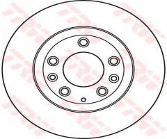 Trw df6115 tarcza hamulcowa mazda mx5 iii 06- przód, mazda mx-5 iii (nc)