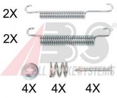 A.b.s. 0893q sprężynki do szczęk hamulcowych kia ceed 07 -, hyundai i30 cw (fd), kia cee`d sw (ed)