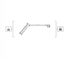 Magneti marelli msq0084 przewody wysokiego napięcia komplet ford, ford fiesta iv (ja_, jb_)
