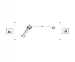 Magneti marelli msq0038 przewody zapłonowe focus mk1 mondeo ii 1.6 1.8 2.0, ford mondeo ii (bap)