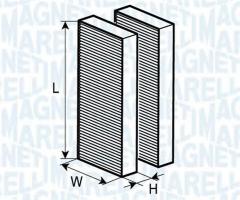 Magneti marelli bcf347 filtr kabinowy bmw, bmw 5 (e39)