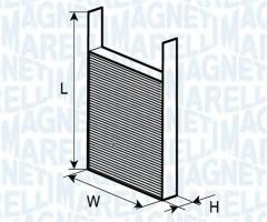 Magneti marelli bcf134 filtr kabinowy audi, audi a6 (4a, c4)