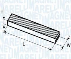 Magneti marelli bcf187 filtr kabinowy ford mondeo iii 11/00, ford mondeo iii kombi (bwy)