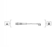 Magneti marelli msq0032 przewody wysokiego napięcia komplet fiat, fiat brava (182), lancia y (840a)