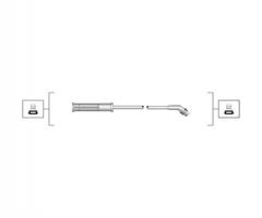 Magneti marelli msq0031 przewody wysokiego napięcia komplet renault, renault megane i coach (da0/1_)