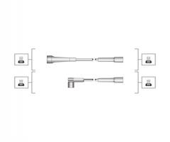 Magneti marelli msq0097 przewody wysokiego napięcia komplet renault, renault laguna i (b56_, 556_)
