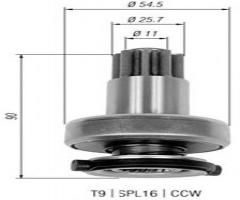 Magneti marelli amb0327 bendiks rozrusznika ford (niemcy) (gm 20