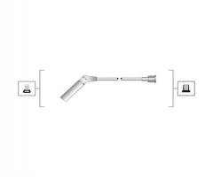 Magneti marelli msq0061 przewody wysokiego napięcia komplet audi, audi a4 (8d2, b5), vw passat (3b2)