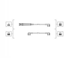 Magneti marelli msq0050 przewody wysokiego napięcia komplet bmw, bmw 3 (e21)