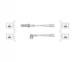 Magneti marelli msq0069 przewody wysokiego napięcia komplet citroen, citroËn ax (za-_)