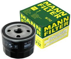 Mann-filter w712 filtr oleju opel, austin mini, bedford blitz (cf97), ford escort i (afh, ath)