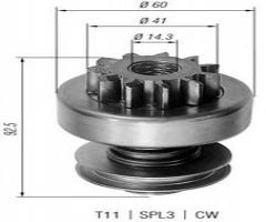 Magneti marelli amb0059 bendiks rozrusznika lamborgini steyr