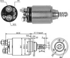 Magneti marelli ame0187 elektromagnes fiat