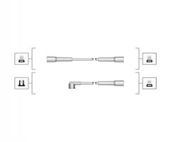 Magneti marelli msq0042 przewody wysokiego napięcia komplet fiat, fiat panda (141a_)