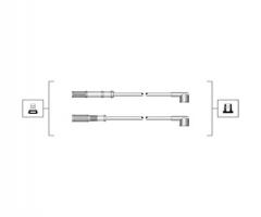 Magneti marelli msq0068 przewody wysokiego napięcia komplet fiat, fiat punto (188), lancia y (840a)