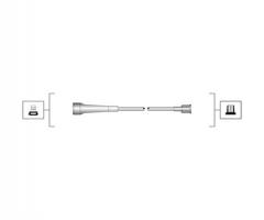 Magneti marelli msq0057 przewody wysokiego napięcia komplet , renault laguna i (b56_, 556_)