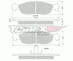 Tomex 11711 sprężyna zawieszenia chrysler p, peugeot 306 (7b, n3, n5)