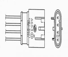 Ngk oza629-a2 sonda lambda oza629-a2, alfa romeo giulietta (940), fiat bravo ii (198)
