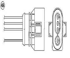 Ngk oza457-ee15 sonda lambda audi seat vw oza457-ee15, audi a6 (4a, c4), seat ibiza ii (6k1)