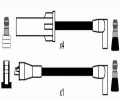 Ngk rc-fd519 przewody wysokiego napięcia komplet  ford rc-fd519, ford scorpio i (gae, gge)