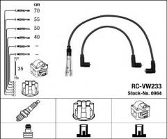 Ngk rc-vw233 przewody wysokiego napięcia komplet  vw rc-vw233, vw polo (6n1)