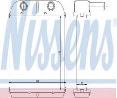 Nissens 77504 nagrzewnica kia, kia carnival i (up)
