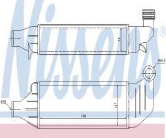 Nissens 96694 intercooler ford, ford mondeo ii (bap)