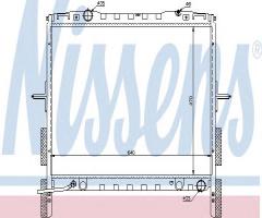 Nissens 66658 chłodnica silnika kia, kia sorento i (jc)