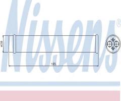 Nissens 95367 osuszacz klimatyzacji opel, opel agila (a) (h00), suzuki wagon r+ (mm)