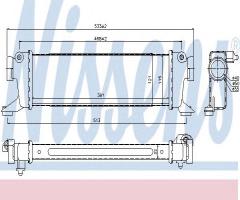 Nissens 96782 intercooler mercedes,, mercedes-benz klasa a (w168)