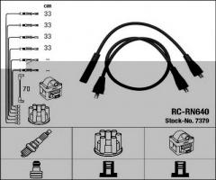 Ngk rc-rn640 przewody wysokiego napięcia komplet  renault rc-rn640, dacia 1300