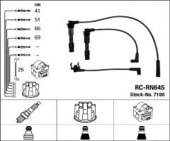 Ngk rc-rn645 przewody wysokiego napięcia komplet  renault rc-rn645, renault 19 ii (b/c53_)