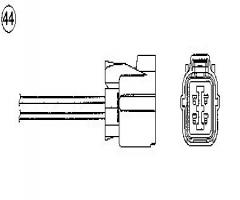 Ngk oza508-h4 sonda lambda honda oza508-h4, honda civic vii hatchback (eu, ep, ev)