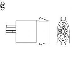 Ngk oza446-e62 sonda lambda ford oza446-e62, ford scorpio i (gae, gge)