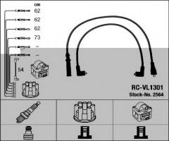 Ngk rc-vl1301 przewody wysokiego napięcia komplet  volvo rc-vl1301, volvo 240 (p242, p244)
