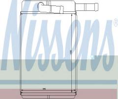 Nissens 77522 nagrzewnica kia, kia carnival i (up)