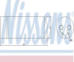 Nissens 95314 osuszacz klimatyzacji audi, audi a4 (8e2, b6), skoda superb (3u4), vw passat (3b3)