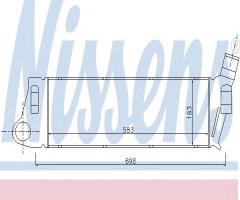 Nissens 96728 intercooler renault, renault megane ii (bm0/1_, cm0/1_)