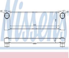 Nissens 96729 intercooler mercedes,, mercedes-benz viano (w639)