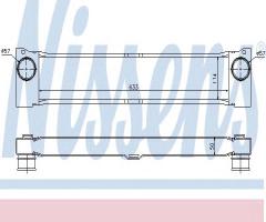 Nissens 96730 intercooler mercedes,, mercedes-benz viano (w639)