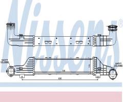 Nissens 96784 intercooler mercedes,, mercedes-benz klasa e (w210)