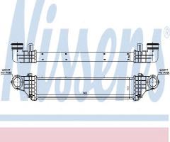 Nissens 96786 intercooler mercedes,, mercedes-benz klasa e (w211)