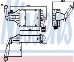 Nissens 96788 intercooler opel, opel astra g hatchback (f48_, f08_)