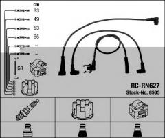 Ngk rc-rn627 przewody wysokiego napięcia komplet  renault rc-rn627, renault 21 sedan (l48_)