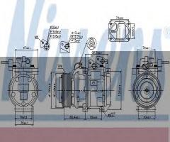 Nissens 89301 kompresor klimatyzacji hyundai, kia sorento i (jc)
