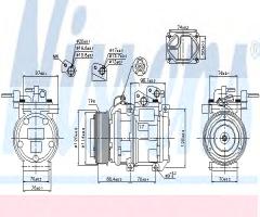 Nissens 89269 kompresor klimatyzacji kia-w opracowaniu, kia sorento i (jc)