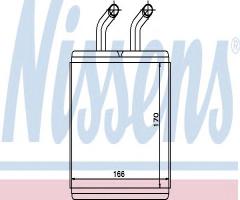 Nissens 77526 nagrzewnica kia, kia k2500 (sd)