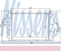 Nissens 96792 intercooler renault, renault espace iii (je0_)