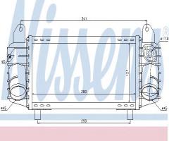 Nissens 96793 intercooler audi, audi a2 (8z0)