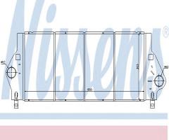 Nissens 96799 intercooler renault, renault espace iii (je0_)